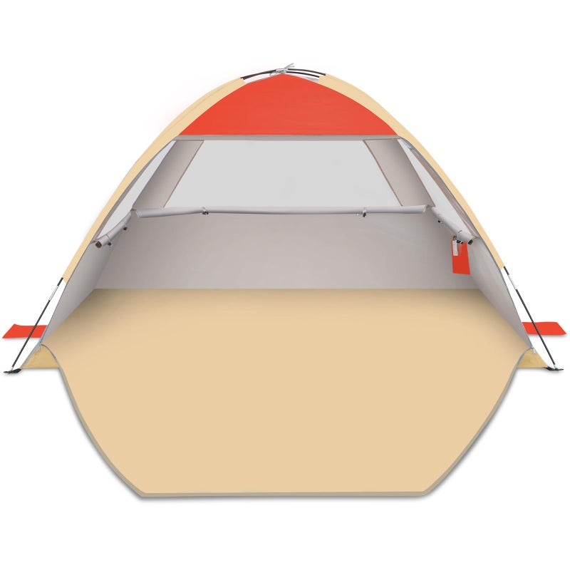 Gorich Beach Tent Sun Shelter for 3/4-5/6-7/8-10 Person with UPF 50ï¼‹ UV Protection, Lightweight & Easy Setup Beach Shade Canopy, Portable Beach Shade Tent Beach Cabana - Image 1